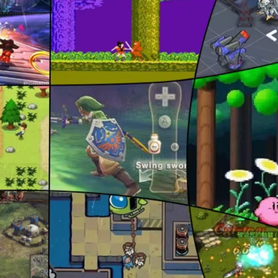 NES-Style Mini Console – 500 Games | Multiplayer Ready