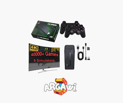 The Ultimate Retro Gaming Stick 4K - 40,000+ Classic Games | Plug &amp; Play |